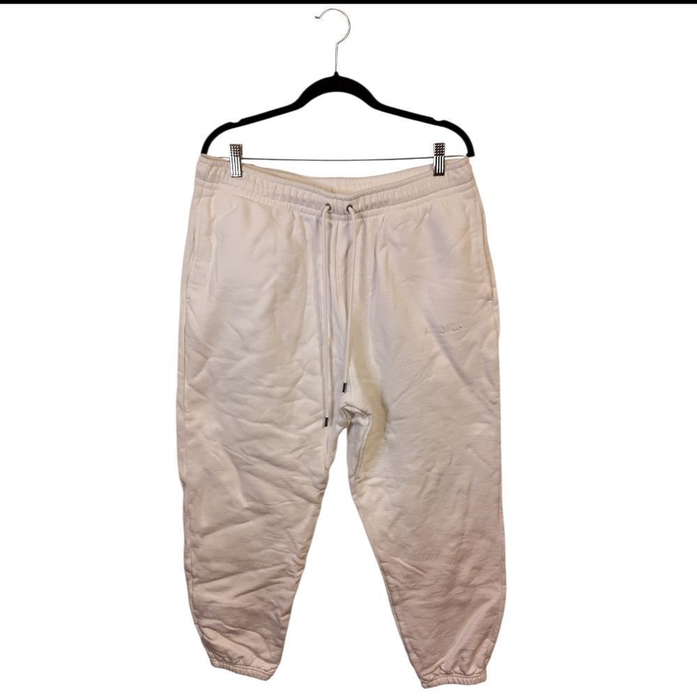 Jordan Baggy White Fleece Sweatpants Size XL